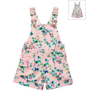 OshKosh B'Gosh® Baby Girls' Pink Floral Shortall