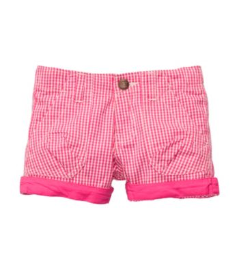 OshKosh B'Gosh® Baby Girls' Pink Gingham Woven Shorts