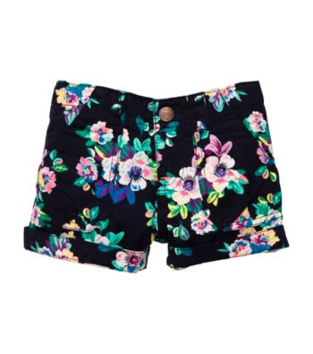 OshKosh B'Gosh® Baby Girls' Navy Floral Woven Shorts