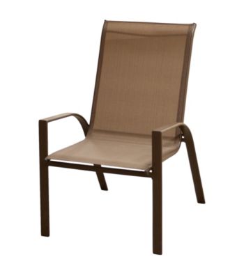 Mission Gallery Oversized Textilene Patio Chair Set of 2