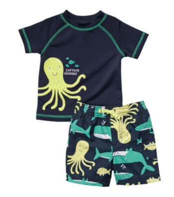 Carter's® Baby Boys' Navy 2-pc. Octopus Swim Set