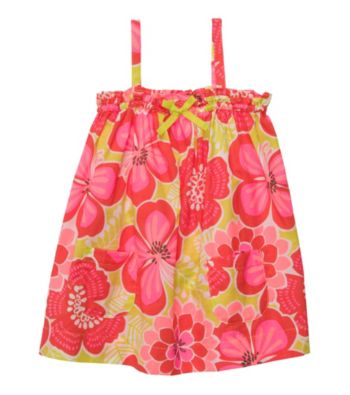 Carter's® Girls' 2T-6X Lime Floral Tunic Tank