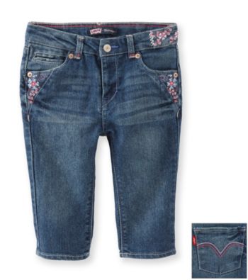 Levi's® Girls' 4-6X Floral Beach Bum Skimmer Shorts