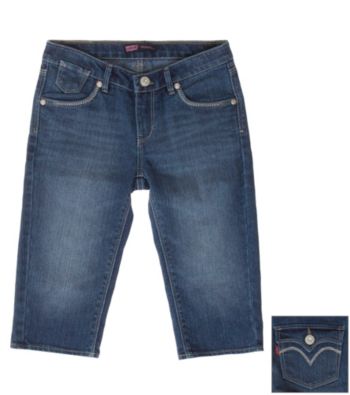 Levi's® Girls' 7-16 Meduim Wash Sweetie Skimmer Shorts