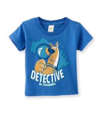 Scooby-Doo® Boys' 2T-4T Blue Short Sleeve Detective Tee