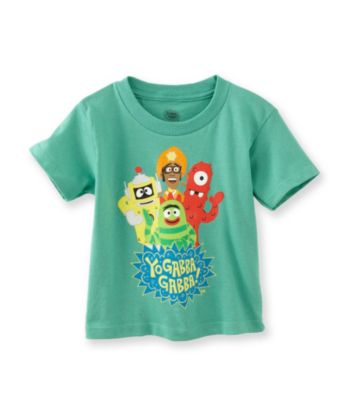 Nickelodeon® Boys' 2T-4T Green Short Sleeve Yo Gabba Gabba Tee