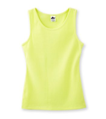 Miss Attitude Girls' 7-16 2x2 Rib Solid Tank
