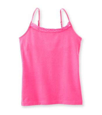 Miss Attitude Girls' 7-16 Lace Trim Cami