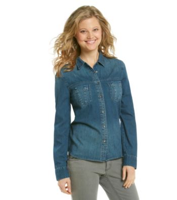 DKNY JEANS® Cape Wash Denim Shirt