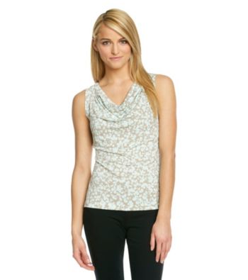 Calvin Klein Printed Cowlneck Cami