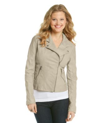 GUESS Perforated Moto Jacket
