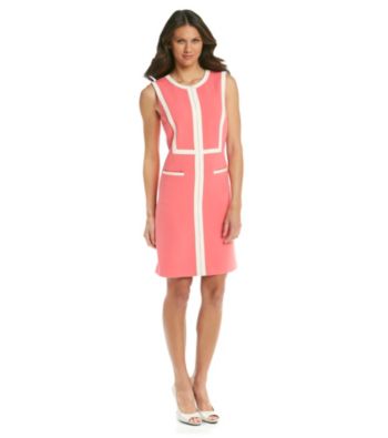 Muse Retro Trim Sheath Dress