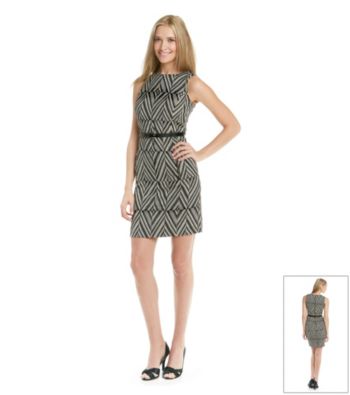 Anne Klein® Zipper Pocket Sheath Dress