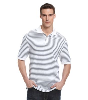 John Bartlett Consensus Men's Pencil Stripe Polo