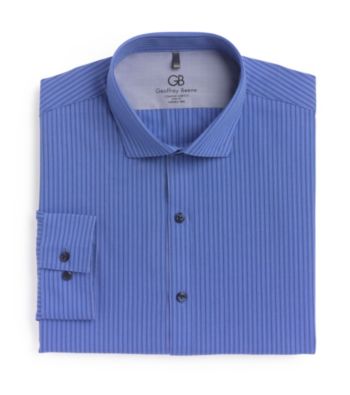 Geoffrey Beene® Men's Dark Blue Stripe Dress Shirt
