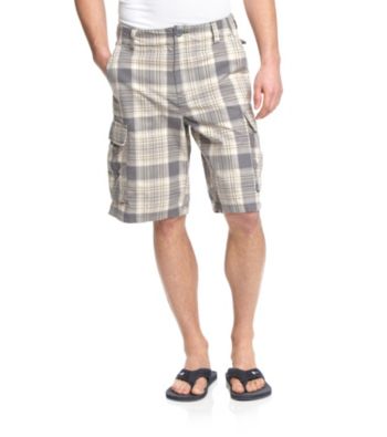 Ruff Hewn Men's Nantucket Fog Plaid Cargo Short