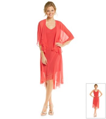 S.L. Fashions Chiffon Jacket Dress