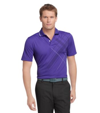 Izod® Men's Short Sleeve Engineered Print Polo