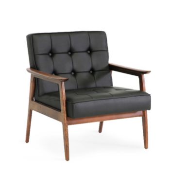 Baxton Studios Stratham Mid-Century Modern Club Chair