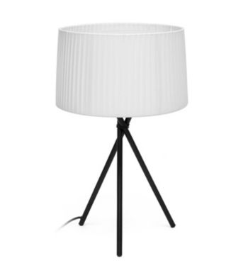 Baxton Studios Throop White Modern Tripod Table Lamp