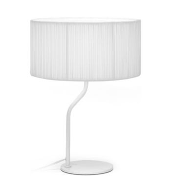 Baxton Studios Skewa White Modern Table Lamp