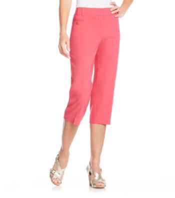 Briggs New York® Stetch Waistband Crop Pant