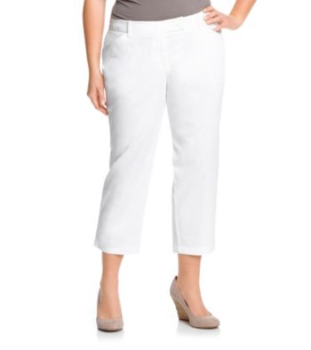 Jones New York Sport® Plus Size Twill Crop Pant