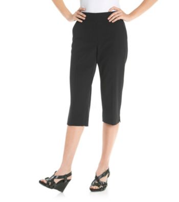 Briggs New York® Petites' Bi-Stretch No Gap Waist Capri