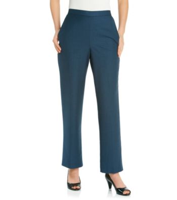 Alfred Dunner® Petites' Orchid Island Solid Pull-On Pant