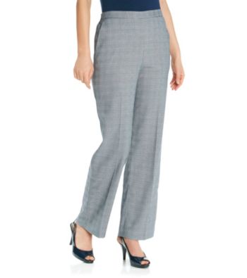 Alfred Dunner® Petites' Orchid Island Plaid Pull-On Pant