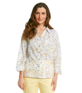 Alfred Dunner® Petites' City of Light Allover Printed Shirt