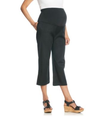 Three Seasons Maternity™ Solid Fine Twill Capris