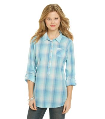 Ruff Hewn Popover Henley Collared Shirt