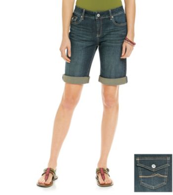 Ruff Hewn Denim Bermuda w/ Flap Pockets
