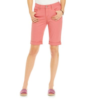 Ruff Hewn Colored Denim Bermuda Shorts