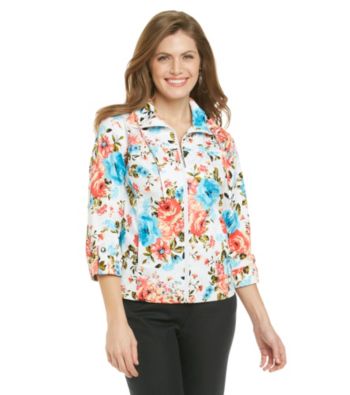 Studio Works® Petite Floral Print Sport Jacket
