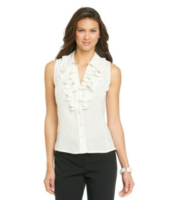 Tahari by Arthur S. Levine® Ruffle Front Cami