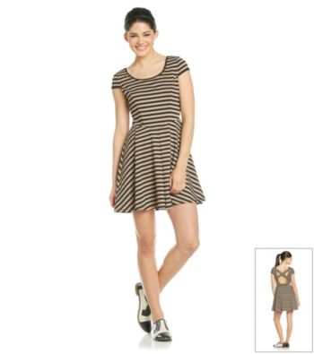 As U Wish® Juniors' Short Sleeve Stripe Dress
