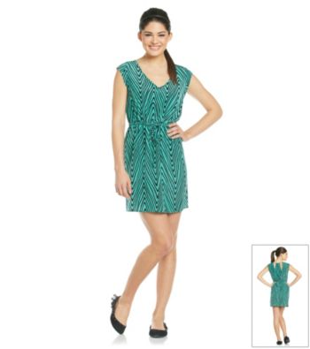 Be Bop Juniors' Cap Sleeve Printed Dress