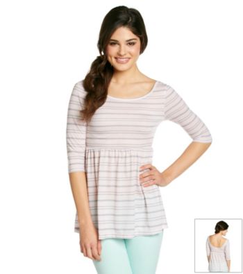 Belle du Jour Juniors' Striped Babydoll