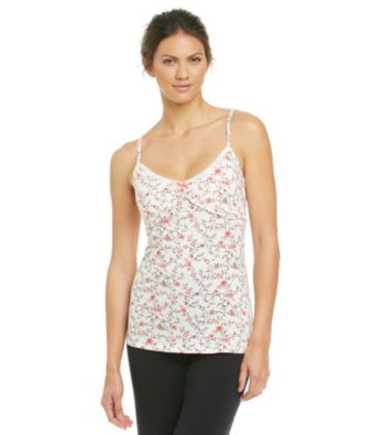 Zoe & Bella @ BT Ivory Knit Cami - Swiss Vine