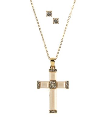Napier® Boxed Goldtone and Crystal 16