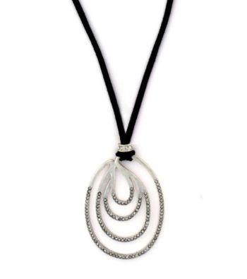 Jessica Simpson Modern Twist Pendant Necklace