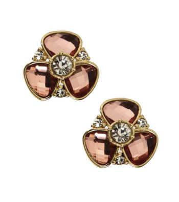 Anne Klein® Goldtone Flower Stud Earrings