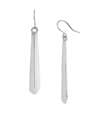 Kenneth Cole® Silvertone Geometric Stick Linear Earrings