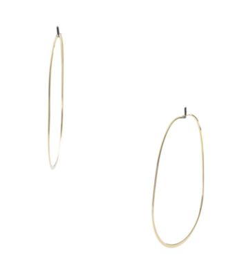 Michael Kors® Goldtone Large Oribtal Whisper Hoop Earrings