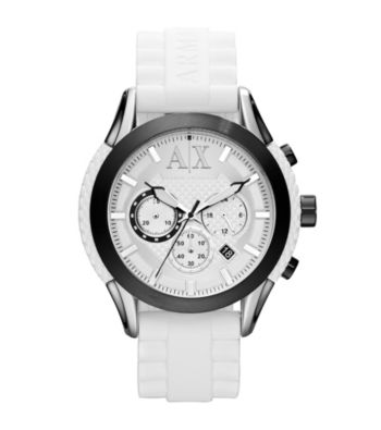 A|X Armani Exchange Men's Active Black and White Watch