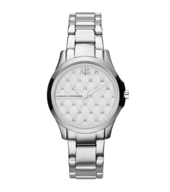 A|X Armani Exchange Women's Smart Stainless Steel Quilted Watch