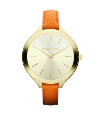 Michael Kors® Orange Slim Runway Watch