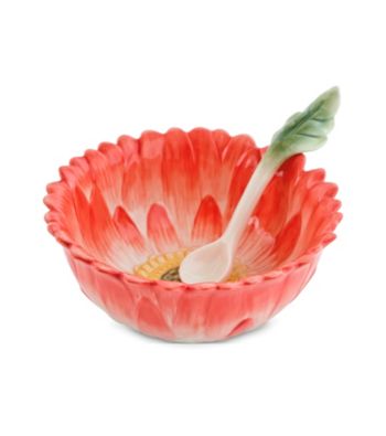 Fitz and Floyd® Flourish Dip Bowl with Spoon